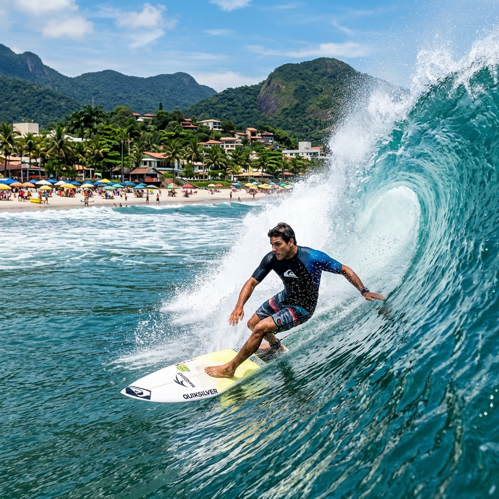 Ondas perfeitas e surf de elite na Praia de Maresias